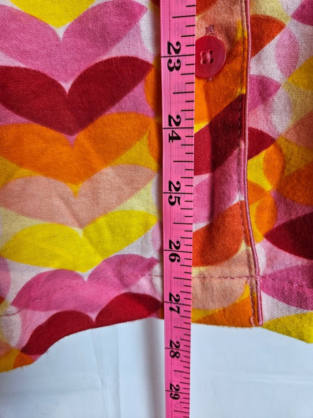 Joe Boxer Multicolor Heart Flannel Pajama Set – Size M – New Without Tags - Picture 12 of 13